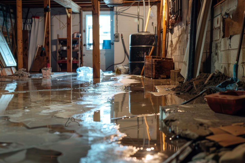 Basement Flood Cleanup