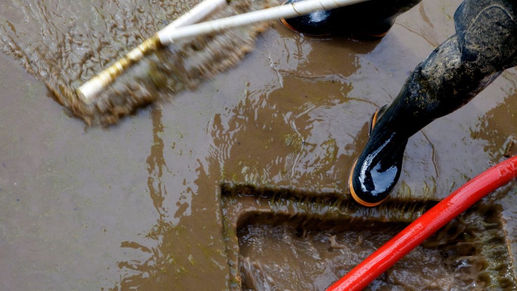 Sewage Backup cleanup